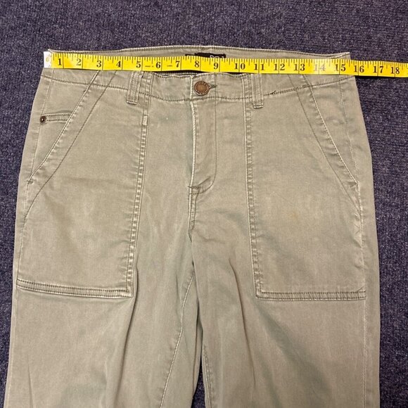 BBJ Los Angeles Olive Green Cargo Pants 30 Waist Cotton Blend Juniors 11 - Picture 4 of 13